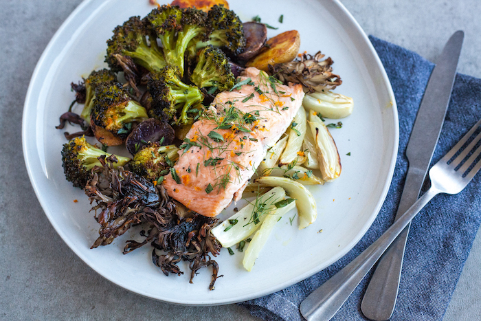 Roasted Vegetables with Citrus Butter