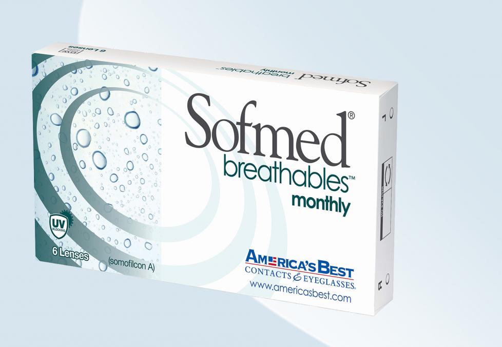 Box of contact lens from America's Best