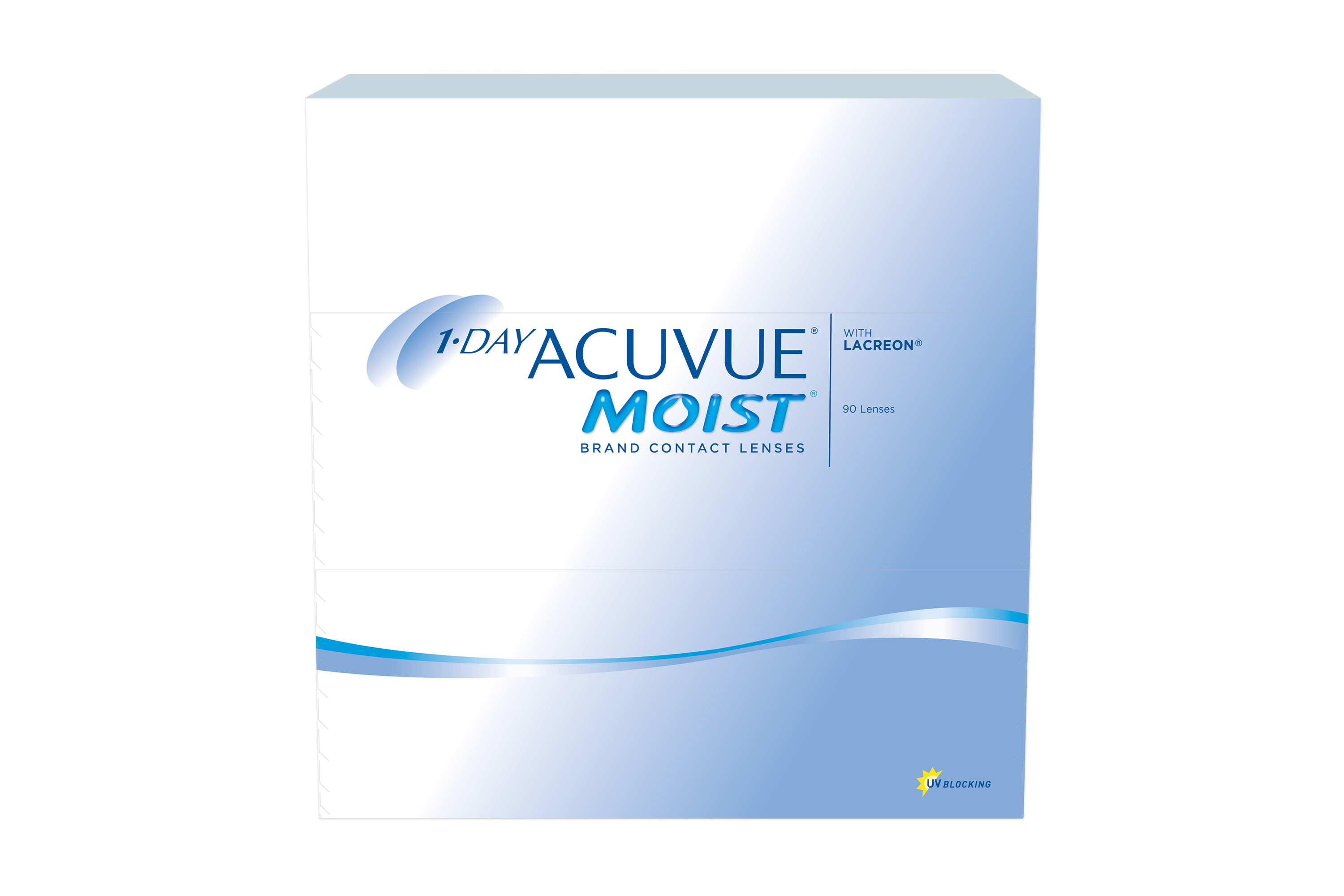 1-DAY ACUVUE MOIST 90 Pack large view angle 0