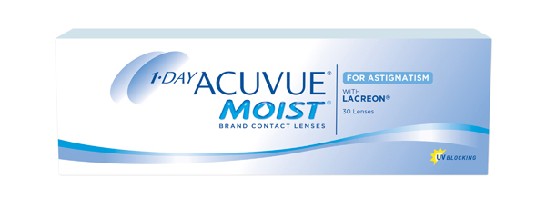 1-DAY ACUVUE MOIST FOR ASTIGMATISM 30 Pack large view angle 0