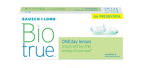 Biotrue ONEday for Presbyopia 30 Pack - Low Add large view angle 0