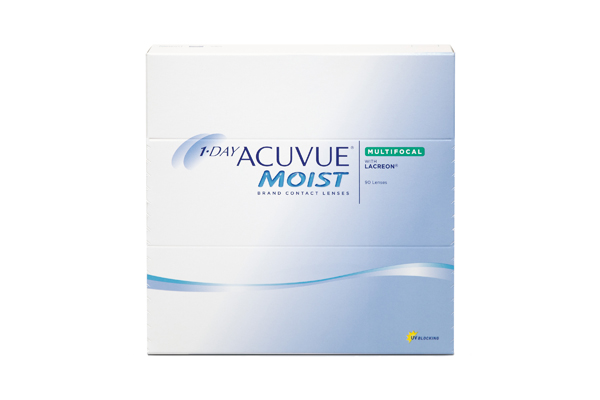 1-DAY ACUVUE MOIST MULTIFOCAL 90 Pack - Medium Add large view angle 0