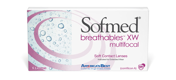 Sofmed breathables XW multifocal 6 Pack - Near large view angle 0