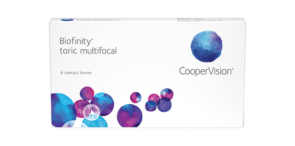Biofinity Toric Multifocal Distance 6 Pack large view angle 0