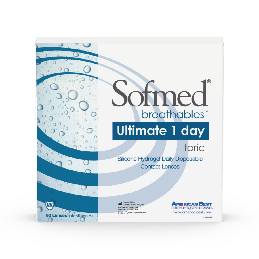 Sofmed Breathables Ultimate 1 Day Toric 90 Pack large view angle 0
