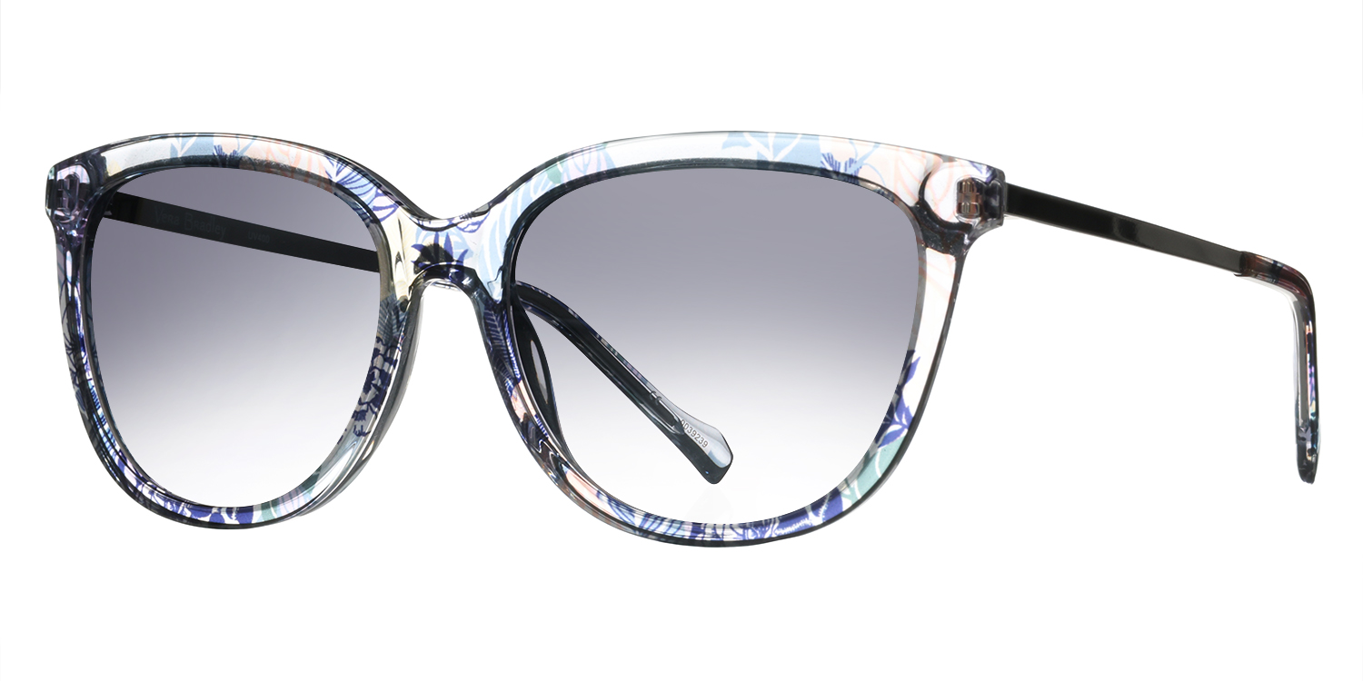 Vera Bradley Sunglasses‎ Havana Rose Black Silver-Tone Womens & Max Studio Case Vera Bradley Kory Sunglasses | FramesDirect.com main image 2