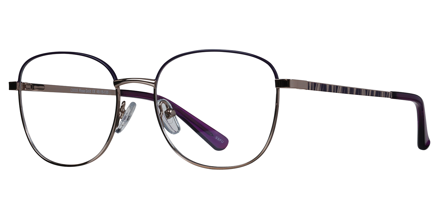Cosmopolitan Whimsical Mocca Eyeglasses Eye Glasses Frames 50-16-135 Cosmopolitan Petite 5011 Bone Tortoise main image 3