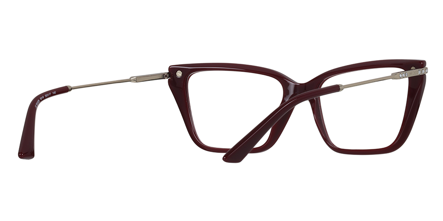 Jimmy Choo JC3002B #5018 Red 55/17/140 Eyeglass frame/ pre-owned JC3029D Eyeglasses - Jimmy Choo Authorized Retailer  main image 4