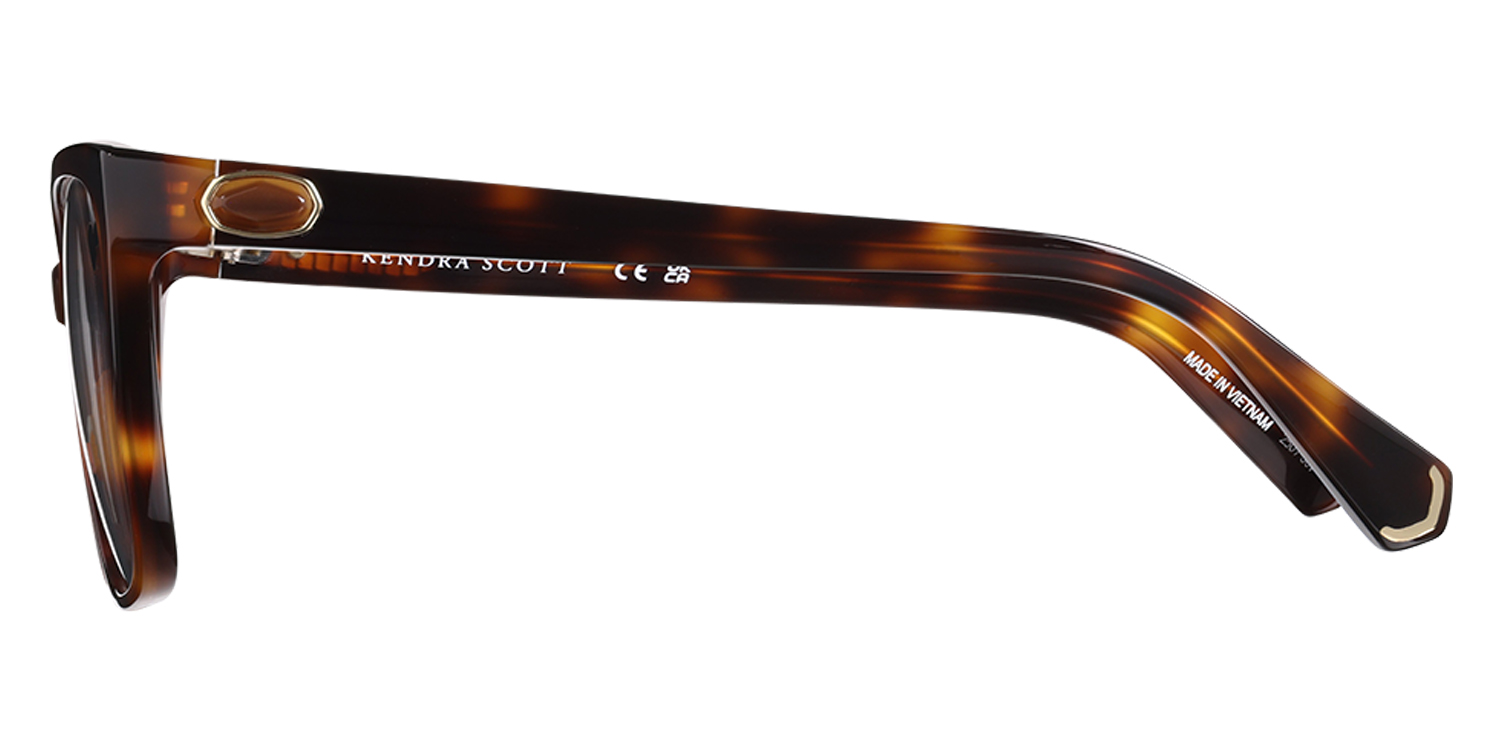 Kendra Scott Tortoiseshell Brown Sunglasses Tap and hold to choose your frames and plan your buy! The  main image 3